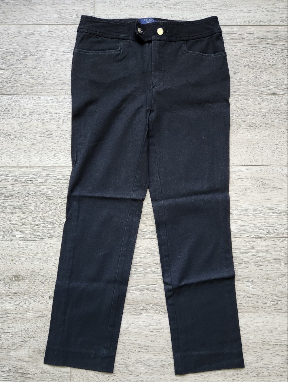 Chaps Black Jeans Womens 2p Straight Leg Pants Dressy Business Casual Petite